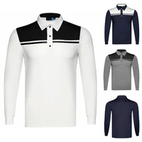2021 new summer autumn top mens golf apparel long sleeve t shirt outdoor leisure fashion trend polo shirt