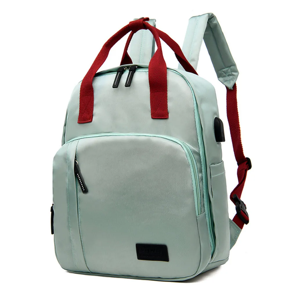 Женский рюкзак женская сумка через плечо из ткани Оксфорд дорожный для мам с usb