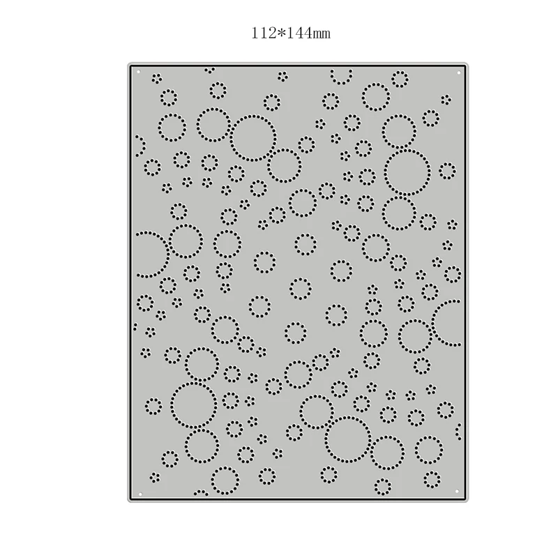 

New Spotted Foam Bubble Panel 2020 Metal Cutting Dies for DIY Scrapbooking and Card Making Decorative Embossing Craft No Stamps