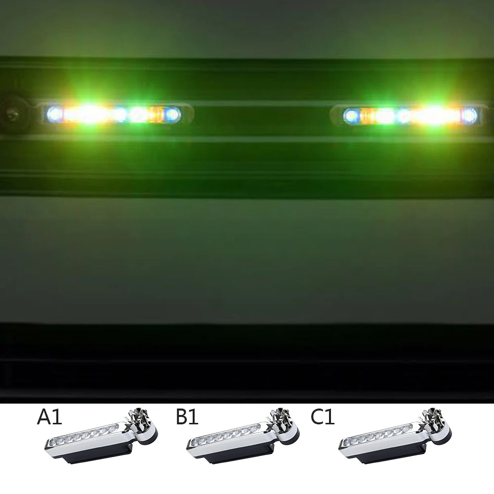 

Wind Power 8 LED Car Daytime Running Light Fog Head Lamp 2PS Car in The Grid Wind Power Daytime Running Lights Creative Wiring-f