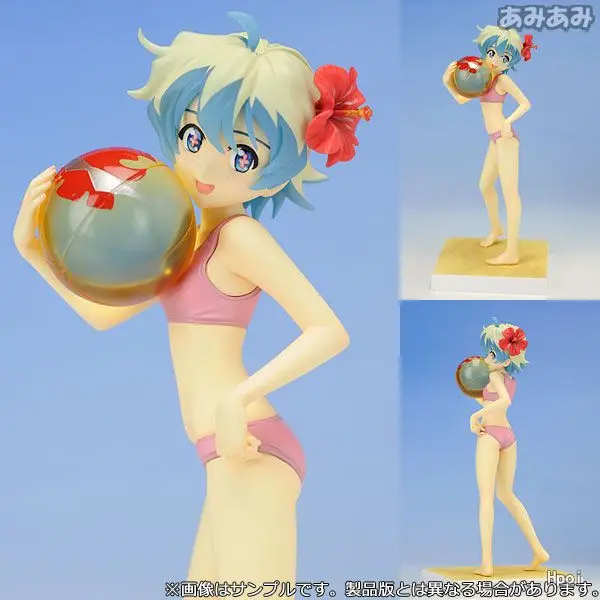 17 см аниме Tengen Toppa Gurren Lagann короткие волосы Nia розовый купальник бикини Ver.