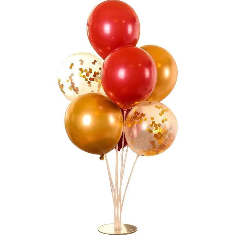

1Set 7 Tube Balloon Holder Balloons Stand Column Confetti Balloon Kids Birthday Party Baby Shower Wedding Decoration Supplies