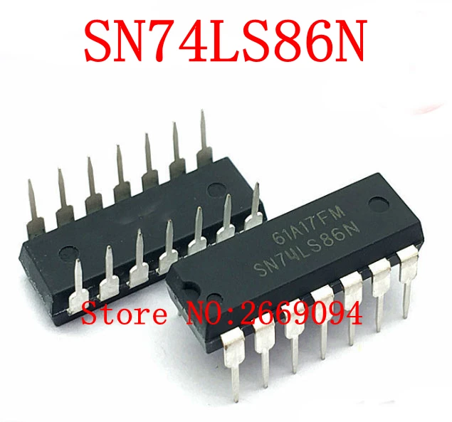 5 шт./10 шт./50 шт./100 шт./500 шт. HD74LS86P DIP14 HD74LS86 DIP SN74LS86N 74LS86N 74LS86AN 74LS86 Новый|Запасные части|