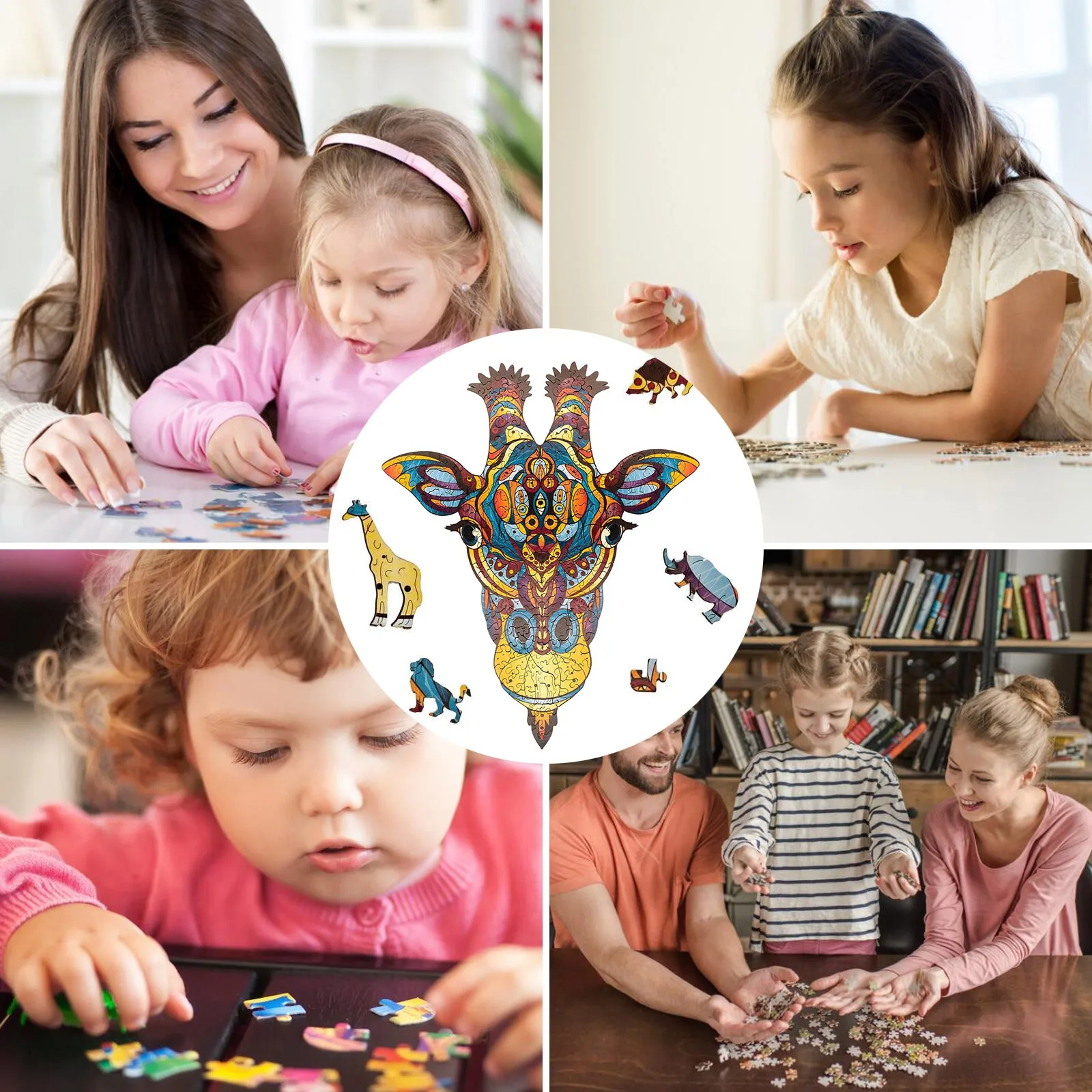 3D строительный блок пазл качественный подарок для взрослых и детей деревянные