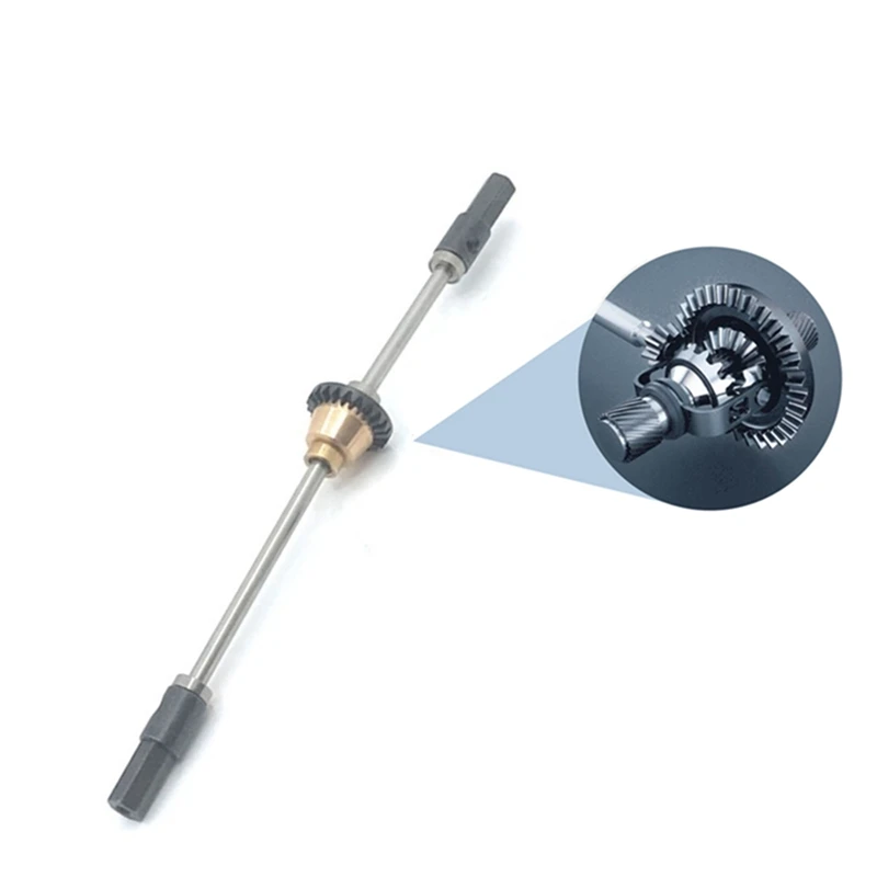 

2 Set Metal Bridge Axle Differential Gear for WPL B14 B24 B16 B36 C14 C24 C34 D12 C44 Q65 RC Car Parts, Rear & Front