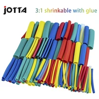 31 heat shrink tube with glue inside 90 pcs 8 size 1 62 43 24 86 47 99 512 7mm wrap wire cable kit
