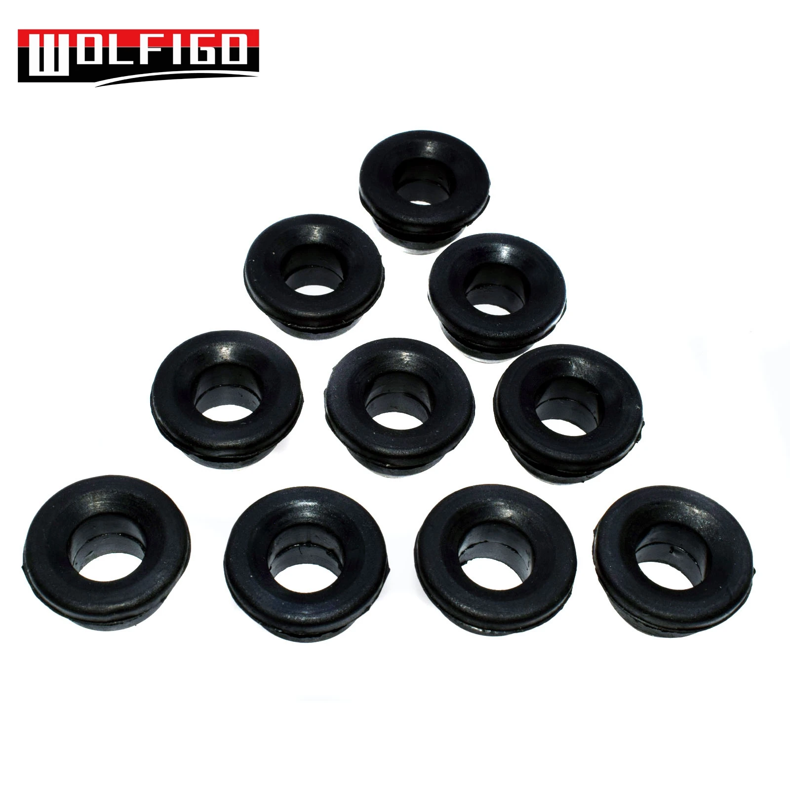WOLFIGO 1 шт/10 шт для Toyota Camry Tacoma Lexus ES300 LS430 SC400 PCV клапан Grommet 9048018001 90480 18001 90480-18001 |