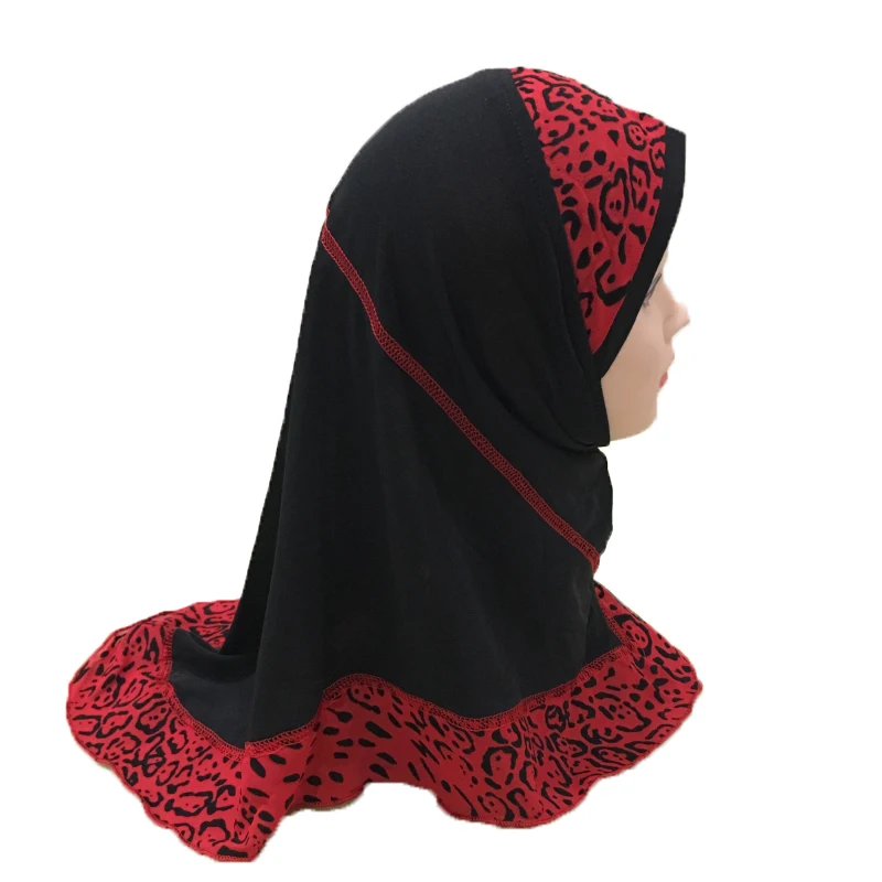 Мусульманский хиджаб исламский шарф в арабском стиле платок для детей девочек