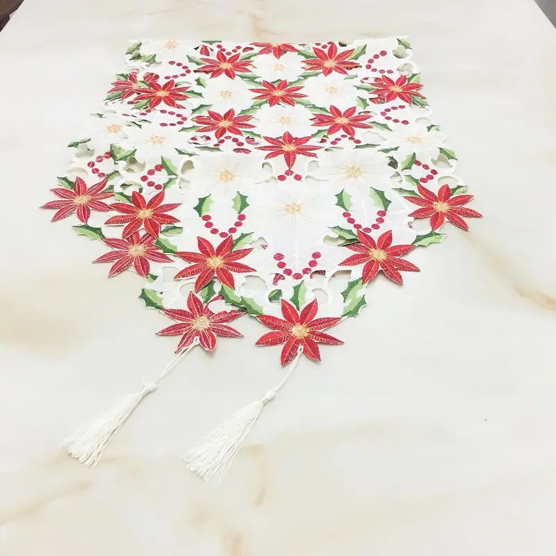 Новинка Лидер продаж с вышивкой и принтом настольный флаг настольная дорожка