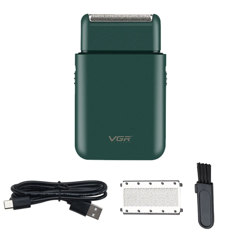 

Electric Razor for Men Washable USB Rechargeable Cordless Foil Shaver Grooming X7XA