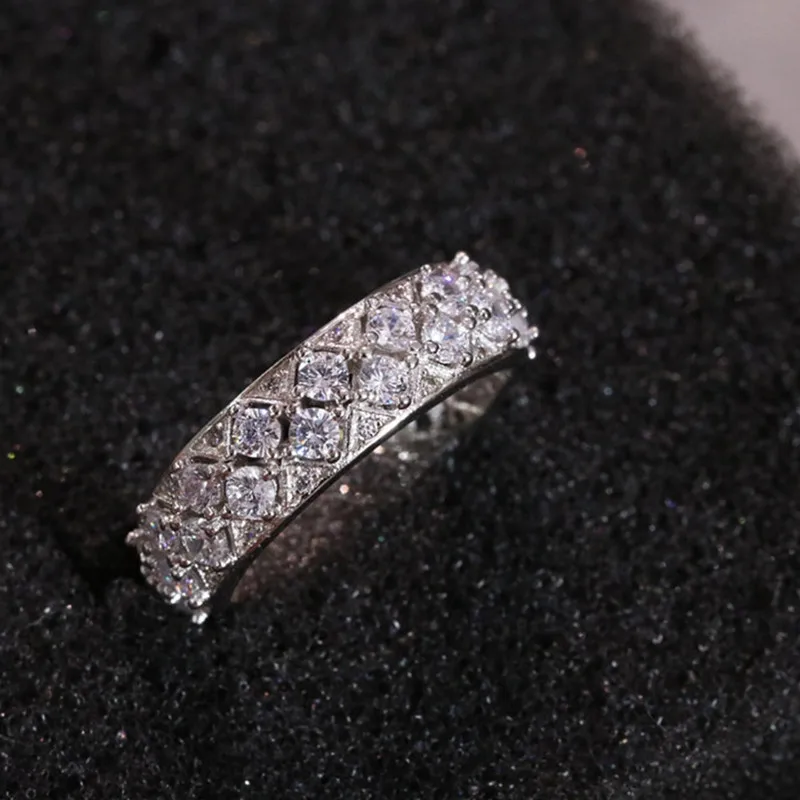 Buyee модное женское кольцо с крупными камнями 6 5 мм Ширина большими кругами