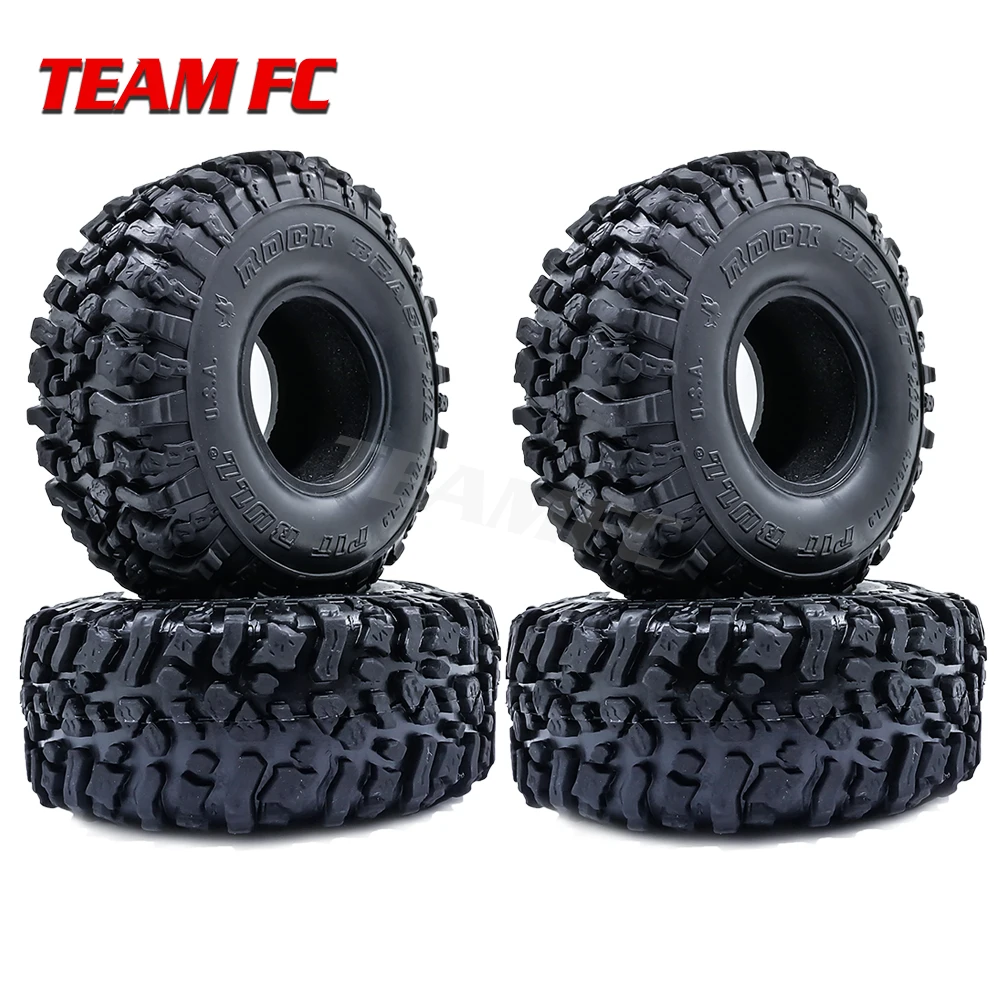 

4PCS 120MM 1.9" Rubber Rocks Tyres / Wheel Tires for 1:10 RC Rock Crawler Axial SCX10 TF2 Traxxas TRX-4 90047 D90 D110