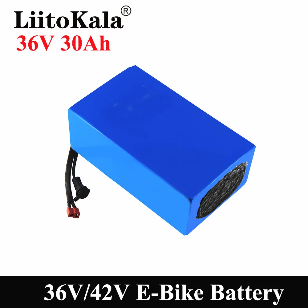 

LiitoKala 36V 20Ah 30Ah 25Ah 15Ah 18650 Lithium Battery Electric Motorcycle Bicycle Scooter with BMS