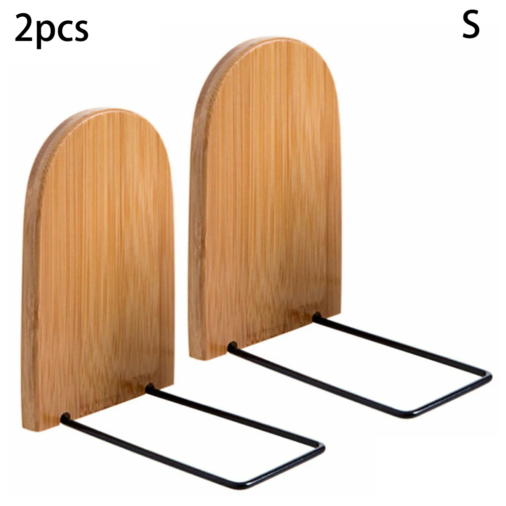 2 шт. бамбуковые полки для книжных шкафов|Подставки хранения и стеллажи| |