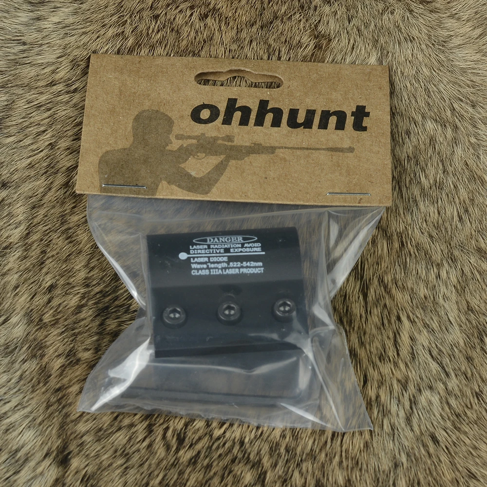 Ohhunt 25 4 мм кольцо для лазерного прицела фонарика с 11 или 20 скользящим Пикатинни
