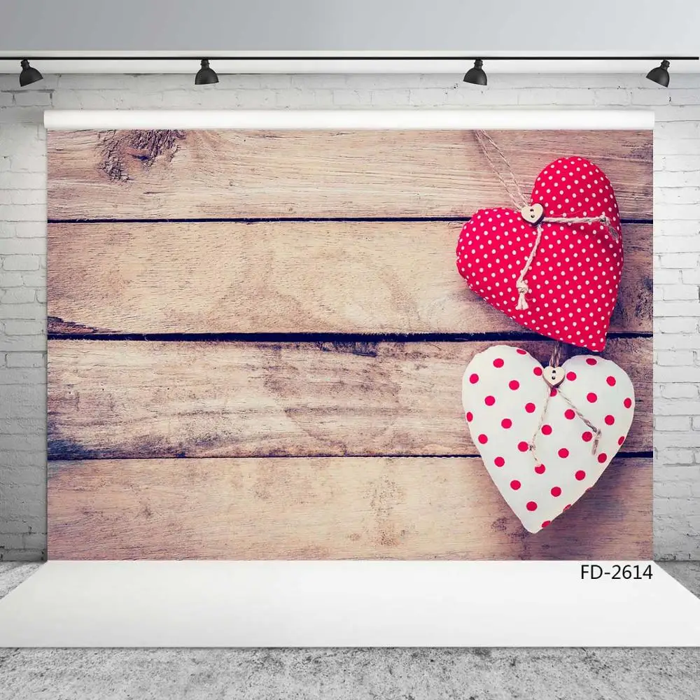 

Wooden Board Wood Texture Heart Backdrop Baby Shower Newborn Love Photography Background Photophone Photozone Photo Studio Props
