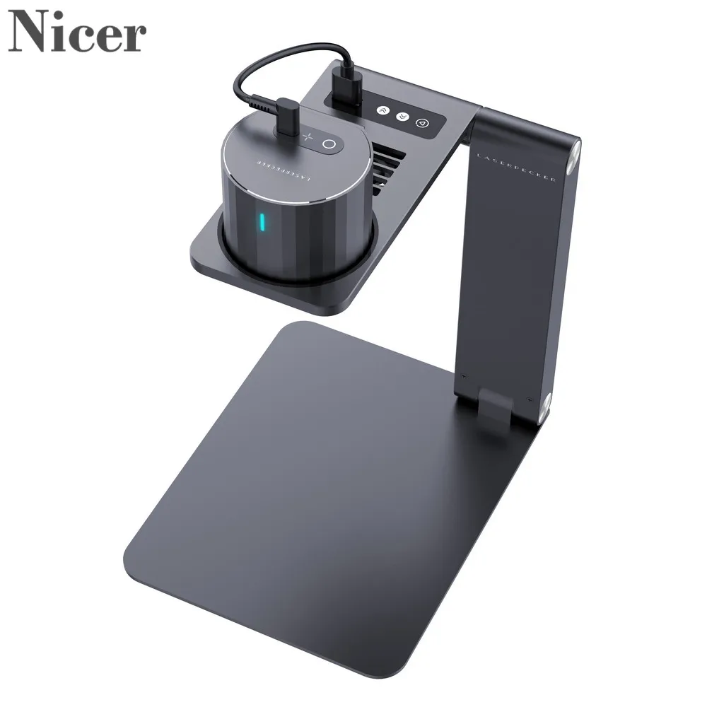 Лазерный гравер LaserPecker Pro с электрическим кронштейном складной защитный экран