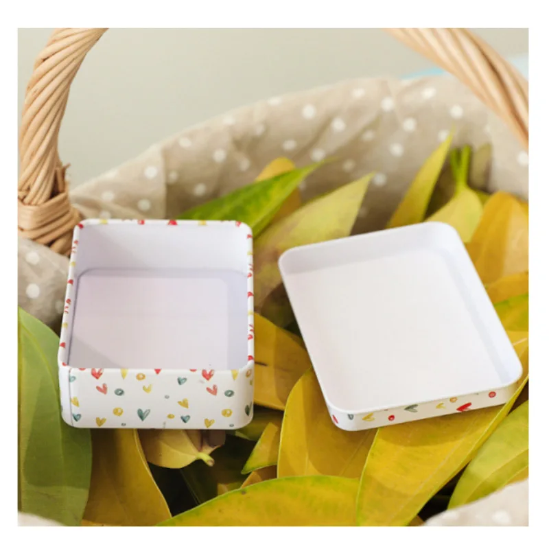 1 шт. портативный мультяшный единорог Фламинго маленькая жестяная коробка