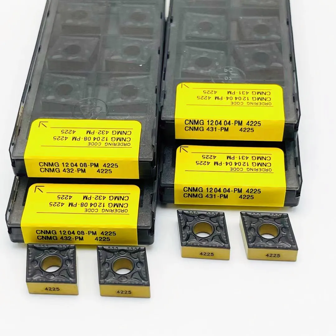

Токарный инструмент CNMG120404 PM 4225 CNMG120408 PM 4225, карбидные вставки, внешний токарный резак, фрезерные вставки CNMG 120404 CNMG 120408