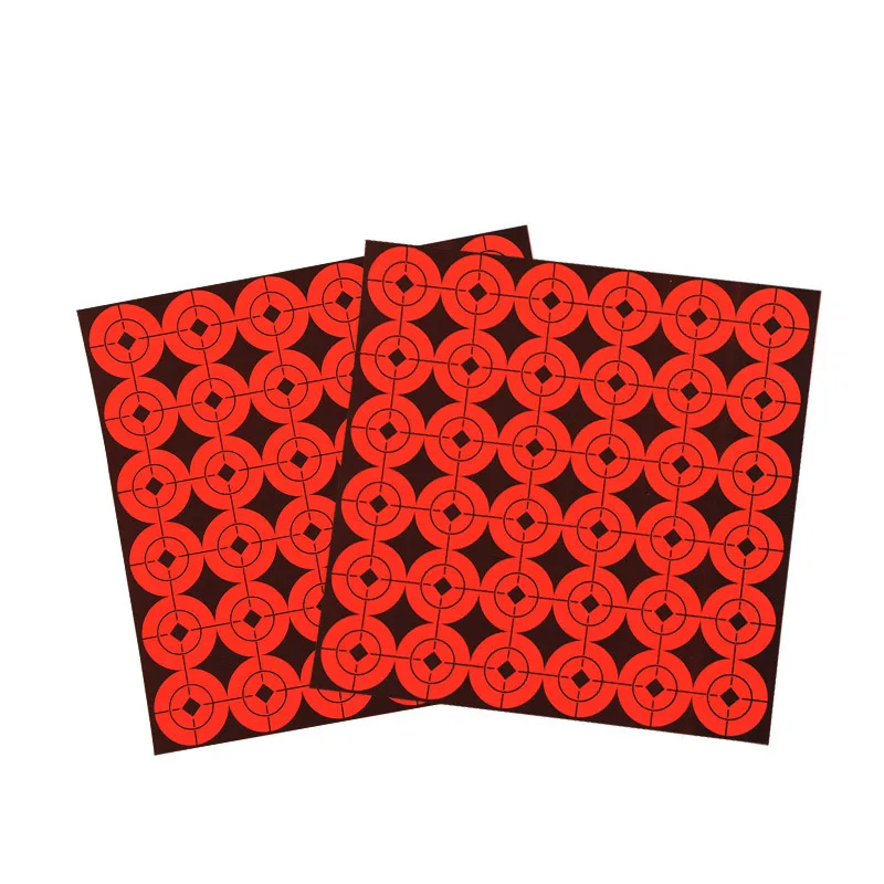 

10pcs 2.5cm Archery Shooting Target Paper Diameter Paste Target Paper Outdoor Sport Shooting Accessory