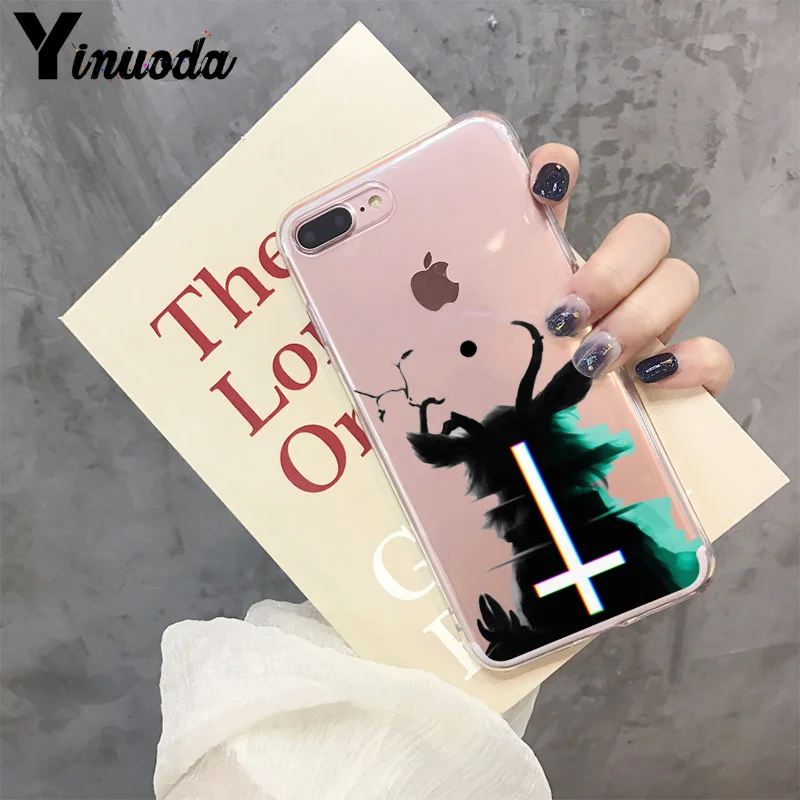 Yinuoda защитный чехол для телефона с принтом пентаграммы в виде сатанической iPhone 8 7