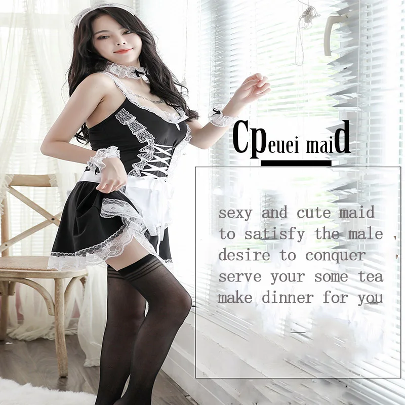 Косплей сексуальная униформа озорная ролевая игра Милая Униформа горничной