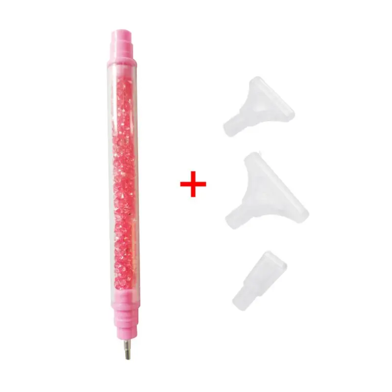 

One set DIY Diamond Painting Pen Tool Accessories Rhinestones Pictures Double Head Diamond Embroidery Point Drill Pen Gift