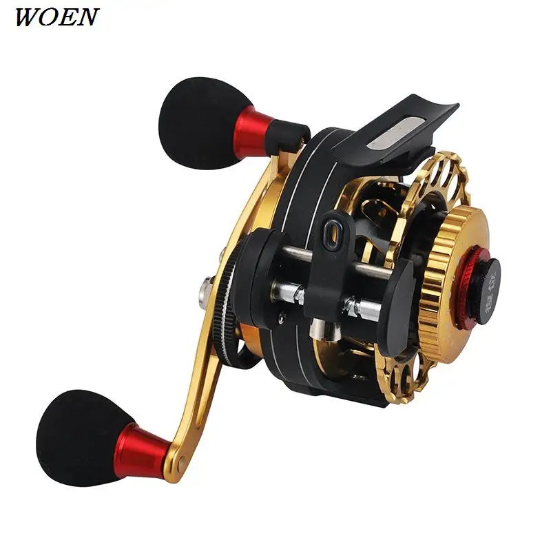 WOEN ZH60 Automatic wiring Micro lead wheel 3.6:1 high speed ratio magnetic force Slow down Sea fishing Raft fishing reel