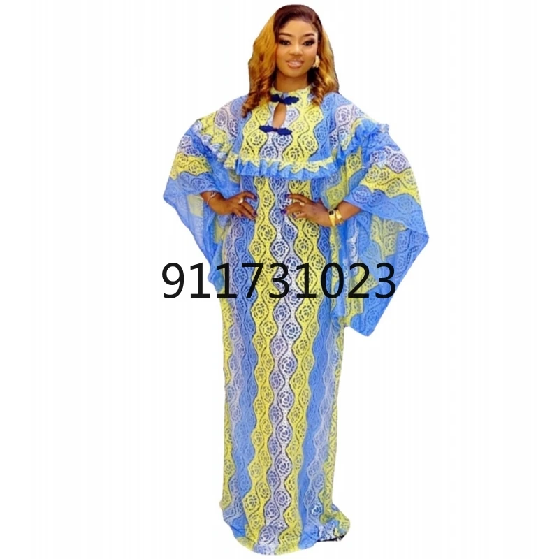 Африканское платье-макси Дашики для женщин Новая африканская мода Свободное