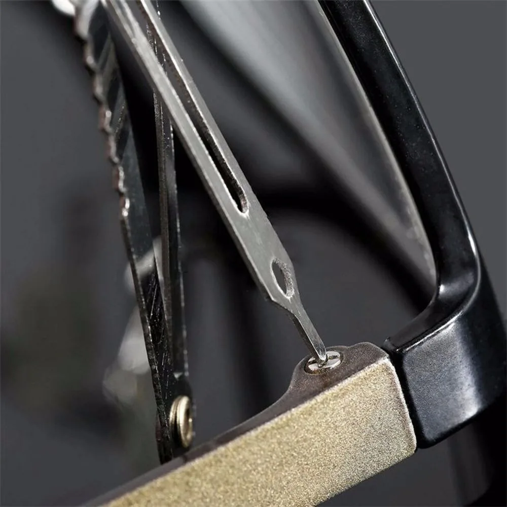 Открытый Мини инструмент Многофункциональный зажим для волос из нержавеющей