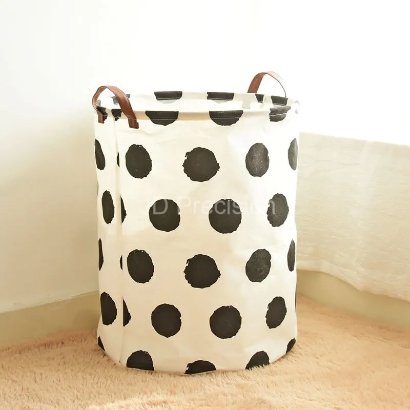 

Folding Storage Basket Dirty Clothes Storage Bags Barrel Kid Toy Organizer Home Laundry Hamper Basket Waterproof Sundries Basket