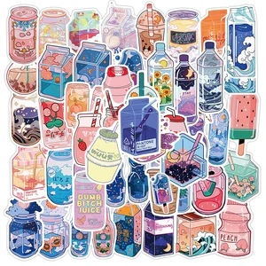 103050pcs kawaii drink stickers decorative stationery planner stickers scrapbooking diy diary album stick lable kid toys free global shipping