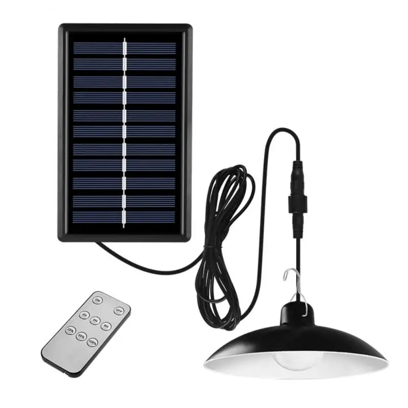 Светодиодный подвесной светильник на солнечной батарее уличная комнатная лампа
