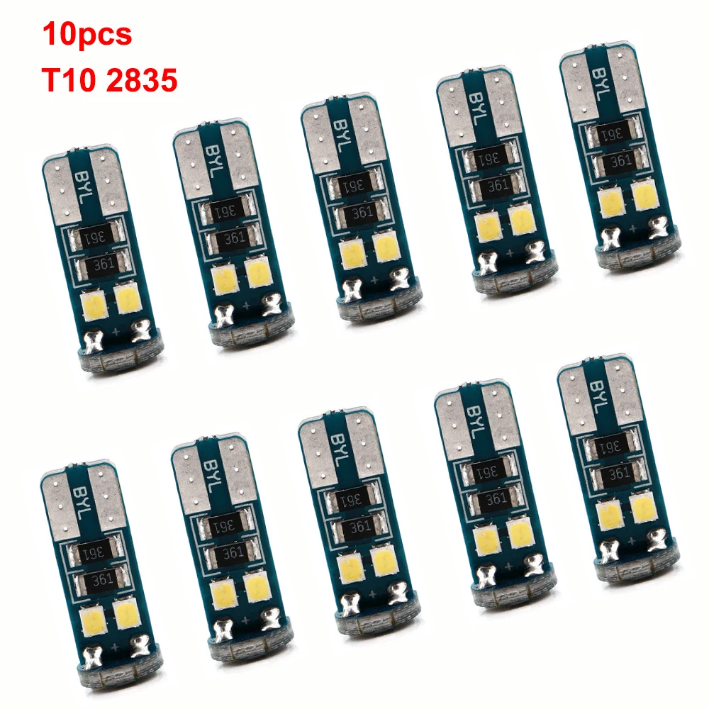 T10 Canbus W5W светодиодный светильник для автомобиля лампа 6 SMD WY5W 194 чип 2835 Indictor