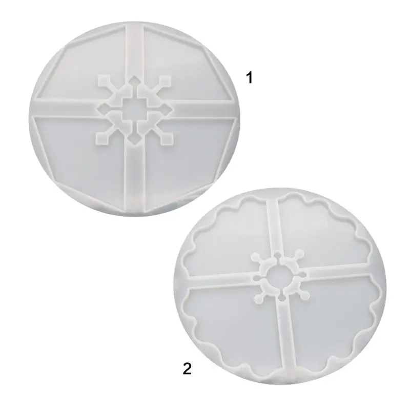 

Irregular Coaster Crystal Epoxy Mold Mirror Resin Silicone Molds DIY Handmade Mat Accessories