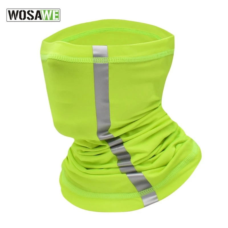 Светоотражающая крутая бандана WOSAWE шарф на шею для велоспорта велосипедный