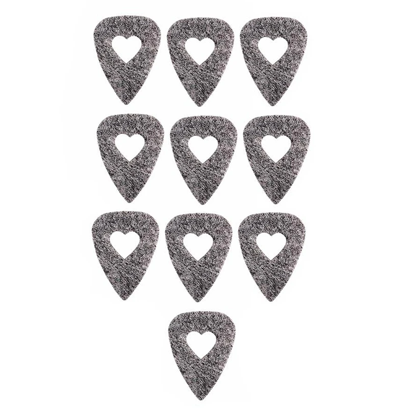 10Pcs Wool Felt Picks Soft Hard Ukulele Guitar Mandolin Plectrums | Спорт и развлечения