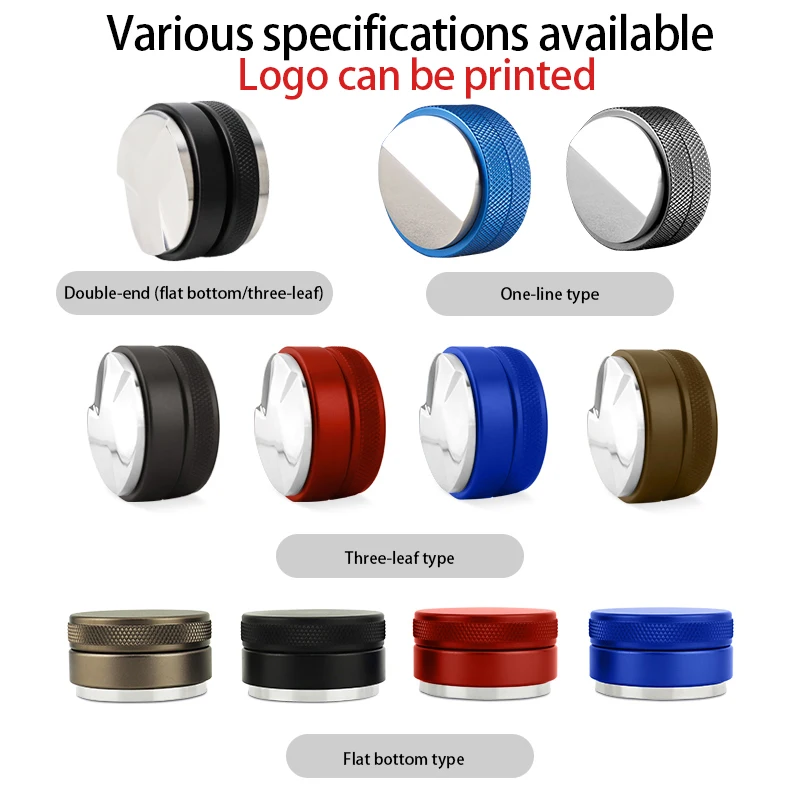 

Adjustable 304 Stainless Steel Coffee Distributor Espresso Tamper 51/53/54/58/58.35mm Available For Most Portafilter
