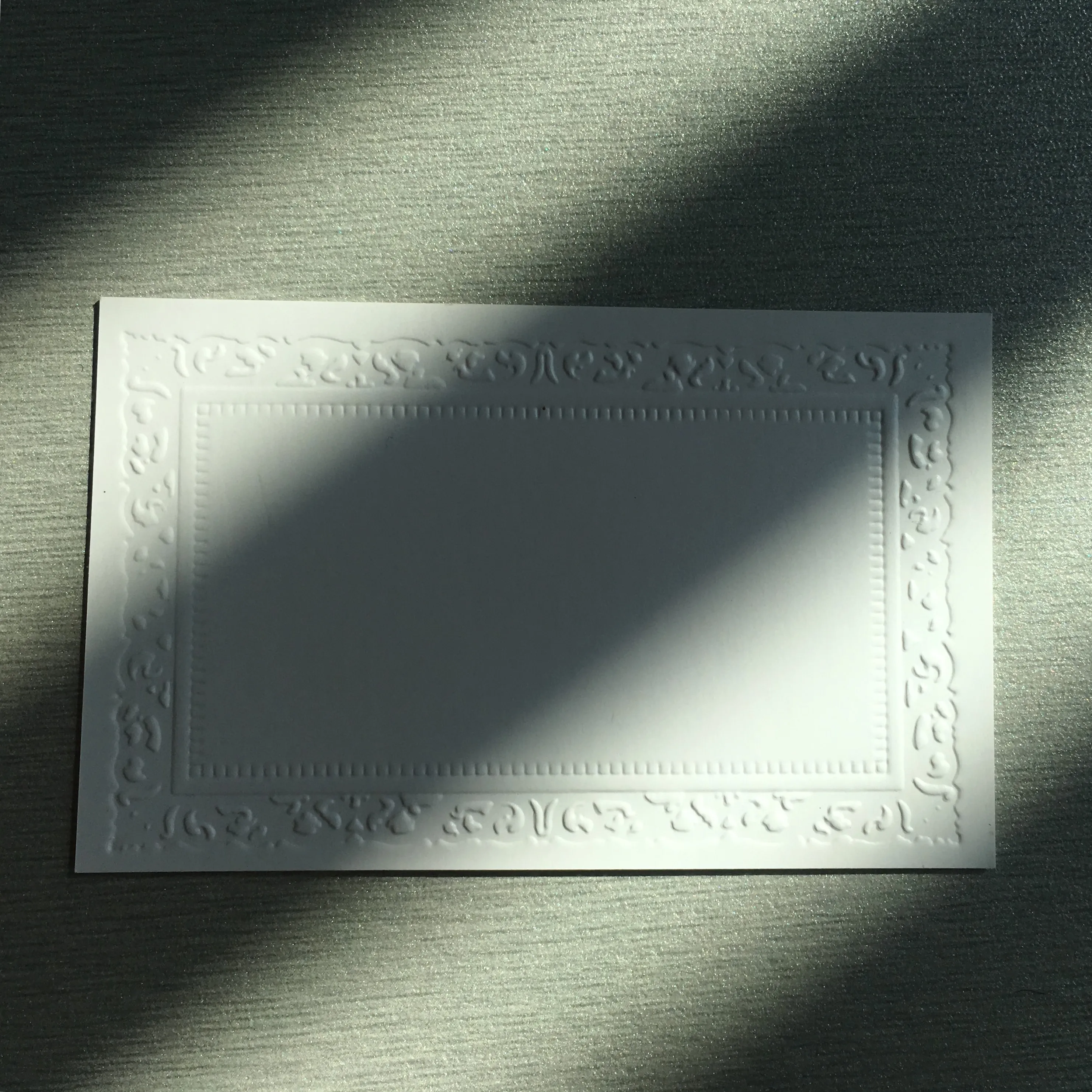 High quality 200pcs/lot embossed gold foil business card print letterpress free shipping