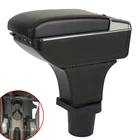 Подлокотник для Fiat 500, центральный контейнер для хранения с подстаканником, пепельницей и USB-интерфейсом