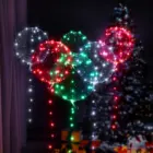 10 упаковок прозрачных светодиодных лампочек для рождественской вечеринки