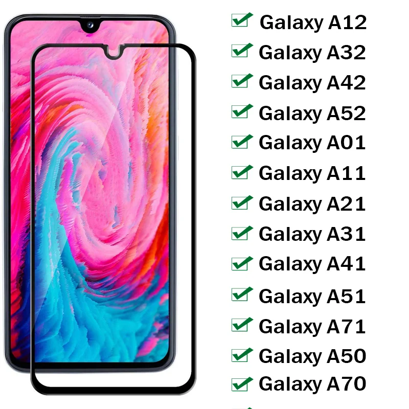 

Защитное стекло, закаленное стекло для Samsung Galaxy A01/A11/A21/A31/A41/A51/A71