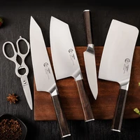 yarenh 3 6pcs kitchen knives professional cooking knife german 1 4116 stainless steel chef chopping bone nakiri utility knife