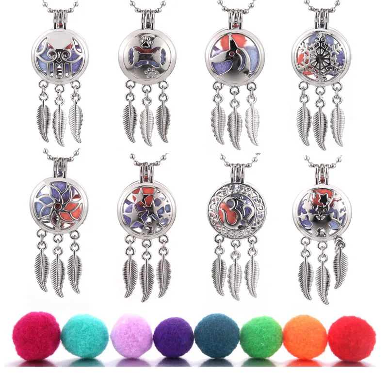 Новый Ловец снов перо подвеска парфюм эфирное масло ароматерапия диффузор