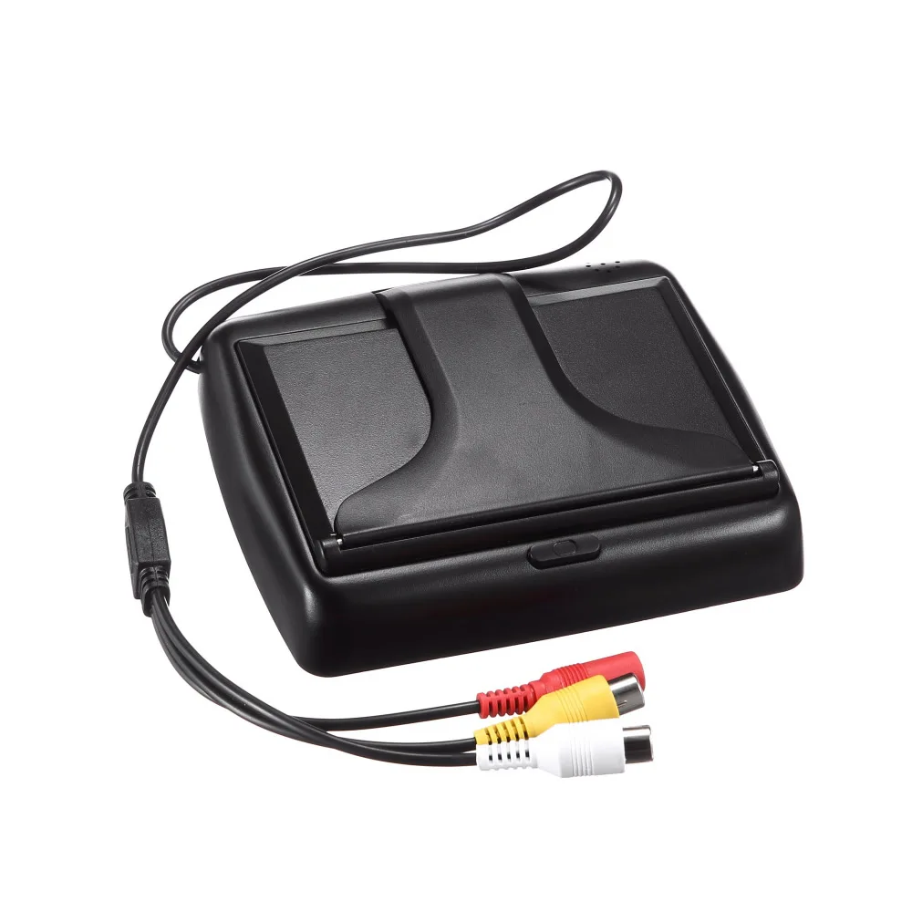 Складной дисплей DONPHIA 4 3 'с 2 входами для камеры складной экран|Монитор и CCTV| |