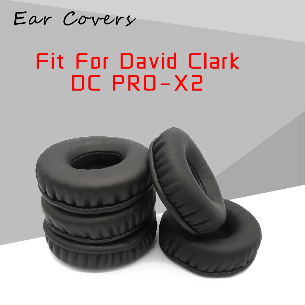 Ear Pads For David Clark DC PRO-X2 Headphone Earpads Replacement Headset Ear Pad PU Leather Sponge Foam