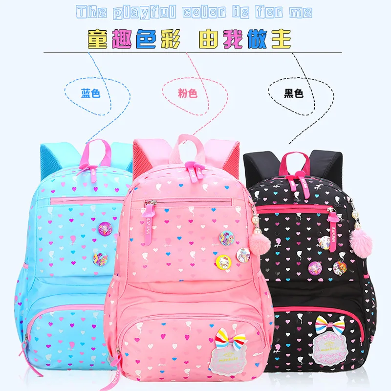 2023 School Bags children backpacks For Teenagers girls Lightweight waterproof princess school bags kids orthopedics schoolbags