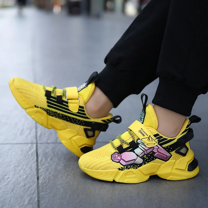 Летние качественные детские кроссовки Обувь для мальчиков Повседневная