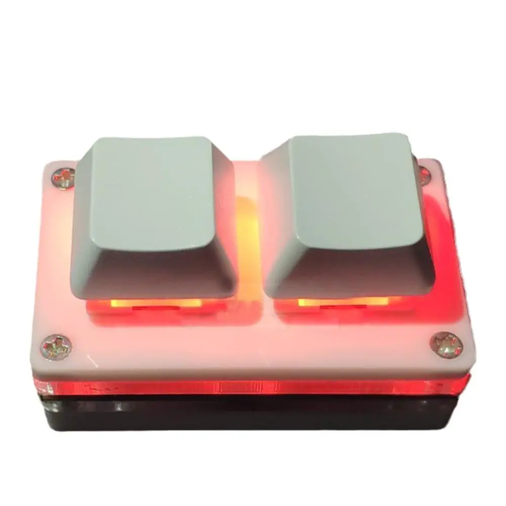 SimPad OSU клавиатура с 2 клавишами для макропрограммирования RGB мини игровая красным