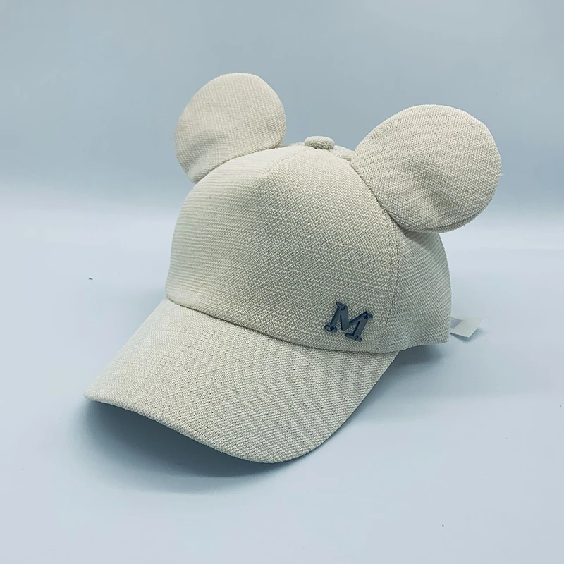 Бейсболка с ушками для мальчиков и девочек милые кепки в стиле хип-хоп весна-лето